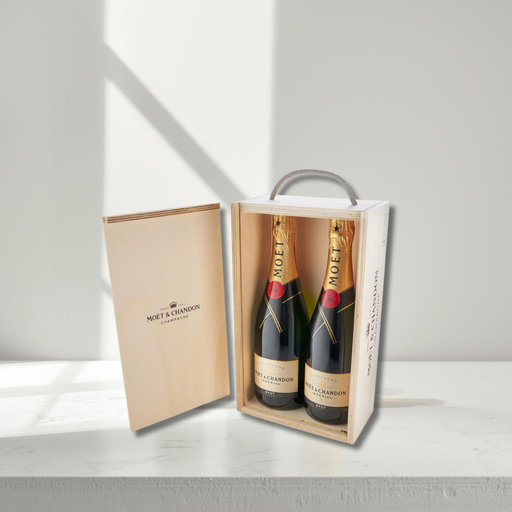 [5CE2BMC] CHAMPAGNE MOET CHANDON EST. 2 BOTELLAS BRUT IMPERIAL 75cl.